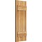 Ekena Millwork Joined Board-n-Batten Shutters, Rough Sawn Western Red Cedar, 10 3/4W x 29H, PR RBJ06S11X029RWR - alternate 2